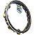 Pandeiro CJ 12" Mogno Serie Ouro Cristal Artesanal - Imagem 5