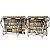 Bongo LP Galaxy Giovanni 7 1/4" e 8 5/8" Cromada - Imagem 4