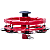 Pandeirola LP Click Hi-Hat Vermelha LP193 - Imagem 3