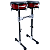 Congas Compactas NewGroove 11.06 e 12.06 Par Cereja com Rack Preto Carbono - Imagem 4
