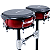 Congas Compactas NewGroove 11.06 e 12.06 Par Cereja com Rack Preto Carbono - Imagem 5