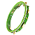 Pandeiro Gope Super Leve 12" Verde Store Pele Cristal OUTLET - Imagem 2