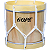 Tambor Alfaia Gope 16" 40cm Madeira Corda Maracatu OUTLET - Imagem 1
