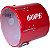 Repique De Mão Gope 12" 30cm Vermelho Pele Cristal OUTLET - Imagem 4