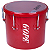 Repique De Mão Gope 12" 30cm Vermelho Pele Cristal OUTLET - Imagem 3