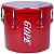 Repique De Mão Gope 12" 30cm Vermelho Pele Cristal OUTLET - Imagem 1