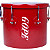 Repique De Mão Gope 12" 30cm Vermelho Pele Cristal OUTLET - Imagem 2