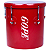 Repique De Mão Gope 10" 30cm Vermelho Pele Cristal OUTLET - Imagem 2
