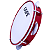Pandeiro Gope 8" Iniciante Vermelho Pele Nylon OUTLET - Imagem 2