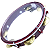 Pandeiro Gope 10'' Selfie Cereja Profissional Cristal OUTLET - Imagem 4