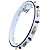 Pandeiro Gope 13'' Branco com Cereja Super Leve Cristal OUTLET - Imagem 3