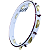 Pandeiro Gope 13'' Branco com Cereja Super Leve Cristal OUTLET - Imagem 1