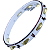Pandeiro Gope 13'' Branco com Cereja Super Leve Cristal OUTLET - Imagem 4