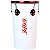 Rebolo Tantan Gope 10" 45cm Branco Aro Cereja OUTLET - Imagem 2