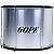Surdo Gope 12"30cm JR MOR Alumínio OUTLET - Imagem 1
