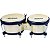 Bongo Gope 6,5" x 8" Madeira Pele Animal Aro Preto OUTLET - Imagem 3