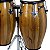 Congas Gope 11" e 11"3/4 Madeira Pele Sintética 80cm c/ Suporte OUTLET - Imagem 3