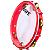 Pandeiro Gope 11" Luminix NEON Rosa Cristal OUTLET - Imagem 3
