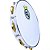 Pandeiro CJ 12" Branco Madeira Nylon Artesanal - Imagem 1