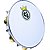 Pandeiro CJ 13" Branco Madeira Nylon Artesanal - Imagem 3