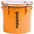 Repique de Mão Gope Baby 6" 15cm Laranja Alumínio Gopinho - Imagem 2