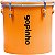 Repique de Mão Gope Baby 6" 15cm Laranja Alumínio Gopinho - Imagem 1
