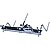 Mini Rack Torelli 3 Hastes Cromado TA 403 Clamp - Imagem 2