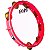 Pandeiro Gope 11" G2 Luminix Rosa Neon Cristal OUTLET - Imagem 1
