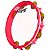 Pandeiro Gope 11" G2 Luminix Rosa Neon Cristal OUTLET - Imagem 3