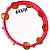 Pandeiro Gope 11" G2 Luminix Rosa Neon Cristal OUTLET - Imagem 4