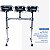 Congas Compactas NewGroove 11.06, 11.75 e 12.06 Trio Preta Rack Inox - Imagem 10
