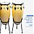 Congas Willians 11" e 11.75" Par Bachata Natural Wood c/ Suporte - Imagem 8