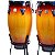 Congas Willians 11" e 11.75" Par Bachata Sunburst Wood c/ Suporte - Imagem 3