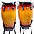 Congas Willians 11" e 11.75" Par Bachata Sunburst Wood c/ Suporte - Imagem 8