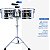 Timbales Williams Steel 14" e 15" Cromado c/ 3 Cowbell Suporte - Imagem 10