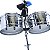 Timbales Williams Steel 14" e 15" Cromado c/ 3 Cowbell Suporte - Imagem 2