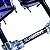 Congas Compactas NewGroove 11.06 e 12.06 Par Azul com Rack Preto Carbono - Imagem 9