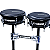 Congas Compactas NewGroove 11.06 e 12.06 Par Preta com Rack Preto OUTLET - Imagem 4
