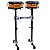 Congas Compactas NewGroove 11.06 e 12.06 Par Laranja com Rack Preto - Imagem 8