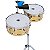 Timbales Williams Steel 14" e 15x6" Dourado c/ Cowbell, Block e Suporte - Imagem 6
