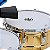 Timbales Williams Steel 14" e 15x6" Dourado c/ Cowbell, Block e Suporte - Imagem 8