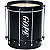 Cuíca Gope 10" 30cm Preta Alumínio OUTLET - Imagem 1