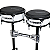 Congas Compactas NewGroove 11.06 e 12.06 Par Branca com Rack Preto OUTLET - Imagem 2