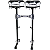 Congas Compactas NewGroove 11.06 e 12.06 Par Branca com Rack Preto OUTLET - Imagem 1