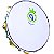 Pandeiro CJ 12" CBF Madeira Nylon Brasil Artesanal - Imagem 5