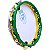 Pandeiro CJ 12" CBF Madeira Nylon Brasil Artesanal - Imagem 6