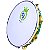 Pandeiro CJ 12" CBF Madeira Nylon Brasil Artesanal - Imagem 9