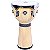 Djembe D-One 12" Natural Couro Rubber Wood - Imagem 4