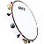 Pandeiro Gope 11" Branco Aro Cereja G3 Super Leve Nylon - Imagem 9