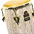 Conga LP Latin Percussion Galaxy Giovanni AW 11 3/4 Dourada LP806ZAW - Imagem 5